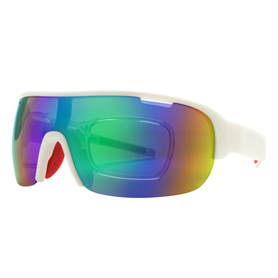 Jorge Rectangle Acetate Prescription Cycling Sport Sunglasses Kit