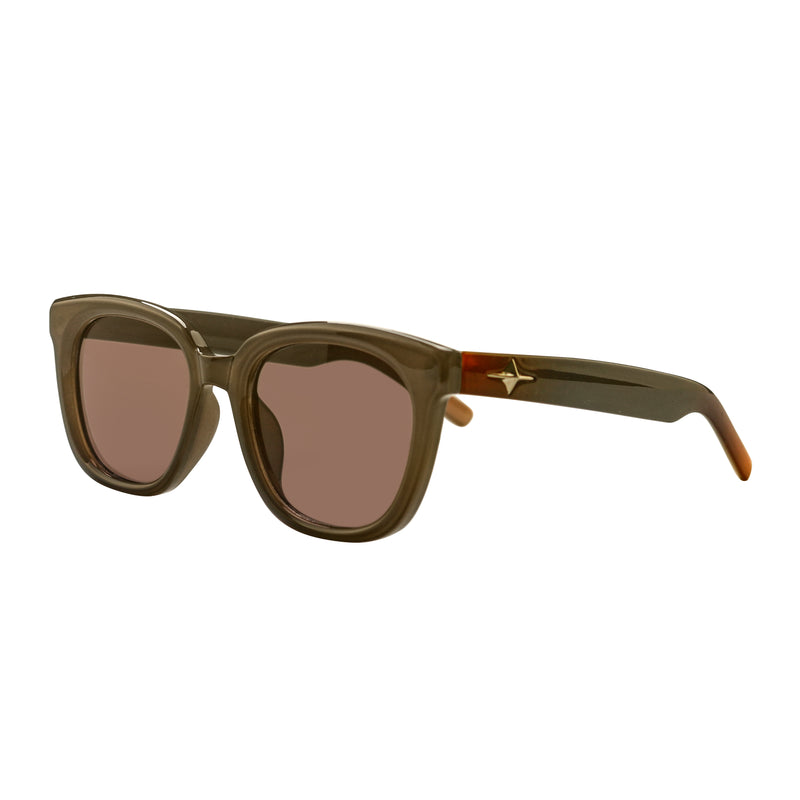 Giovanna Acetate Rectangle Sunglasses