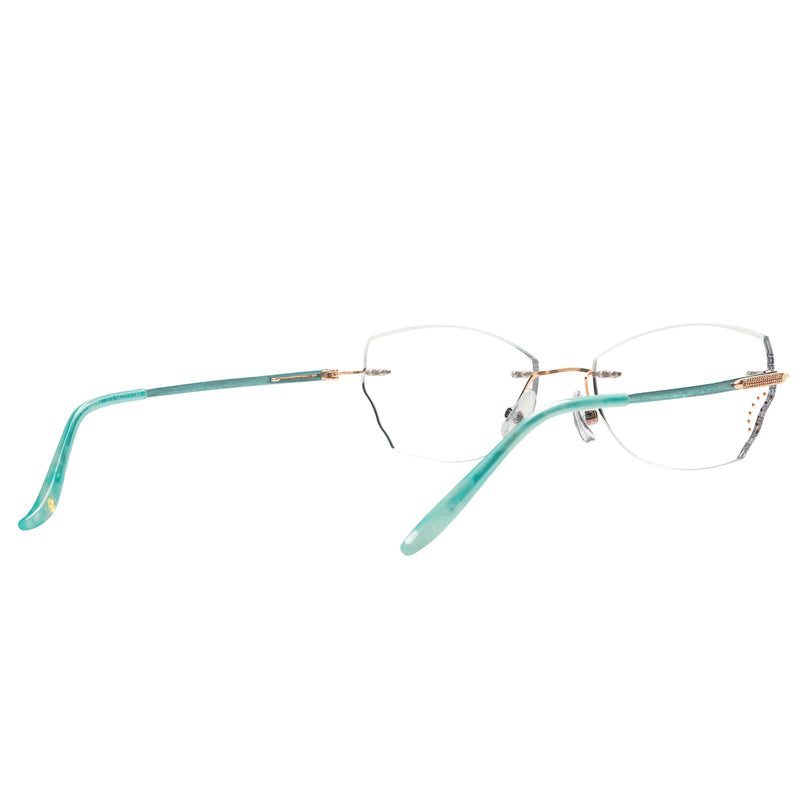 Jedidiah Geometric Rimeless Glasses