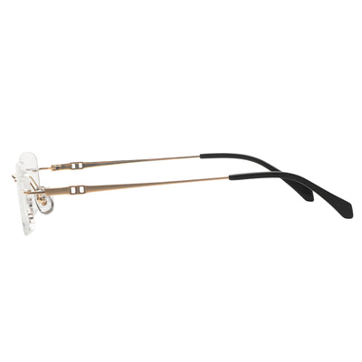 Mathew Rectangle Rimless Glasses