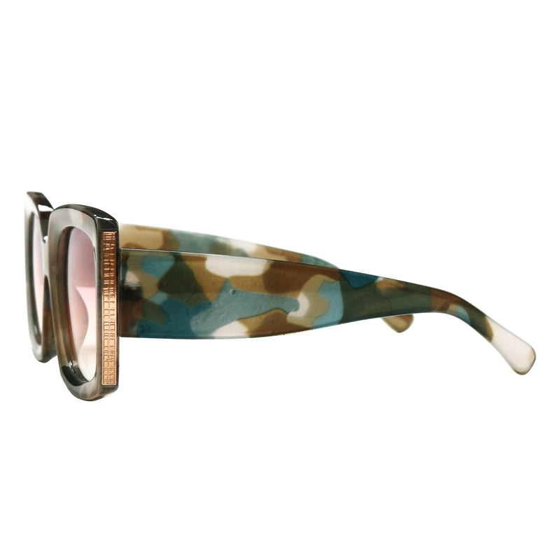 Elia Acetate Rectangle Sunglasses