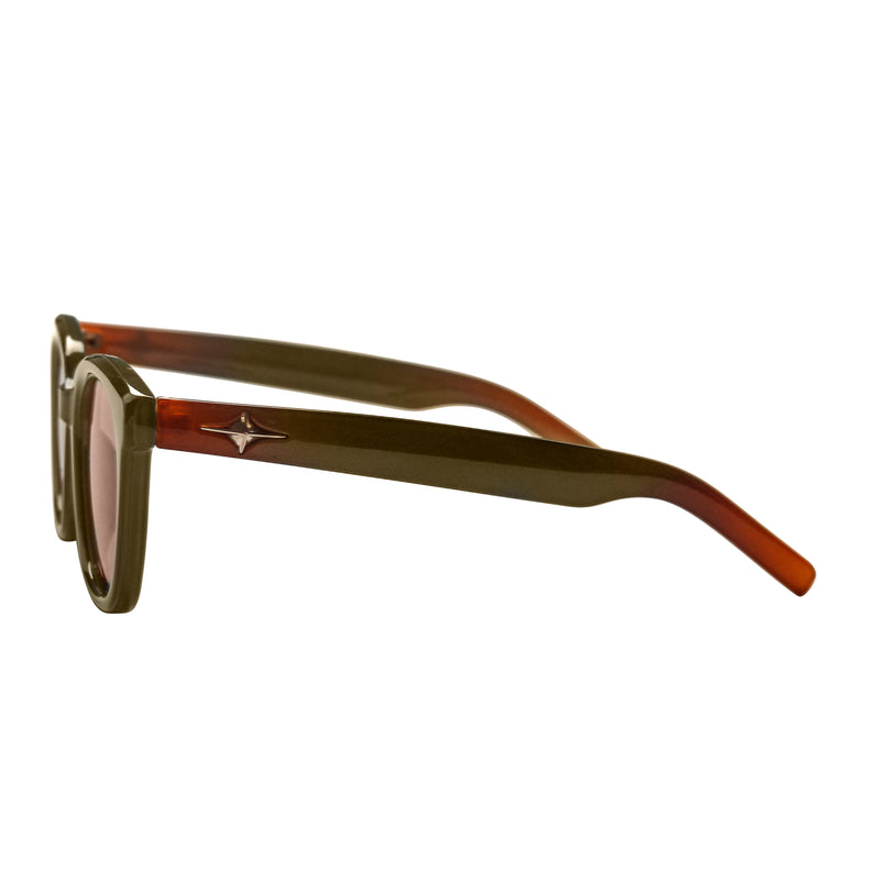 Giovanna Acetate Rectangle Sunglasses