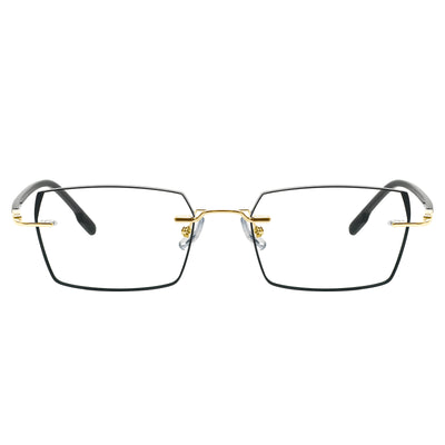 Jericho Rectangle Rimless Glasses