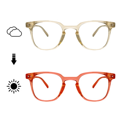 Jazmin Rectangle Transition Eyeglasses