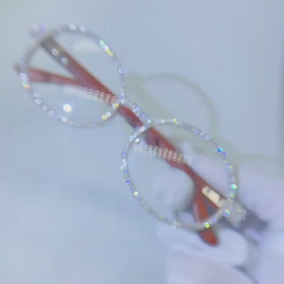 Iced Iconic Round Hip Hop Prescription Glasses