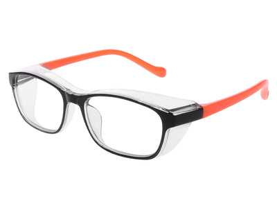 Kids Multi-Color Prescription Safety Rectangle Glasses