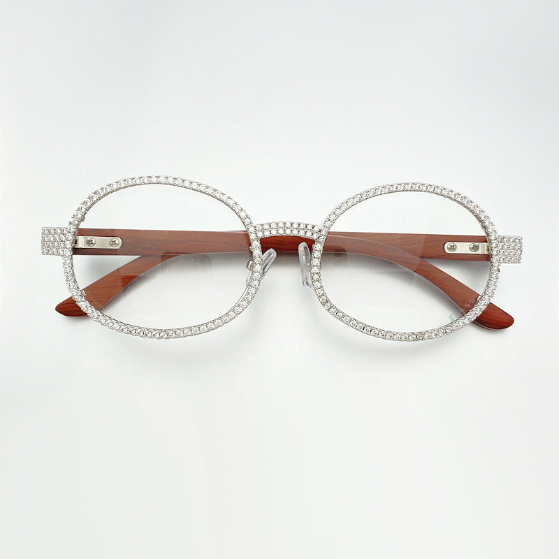 Iced Iconic Round Hip Hop Prescription Glasses