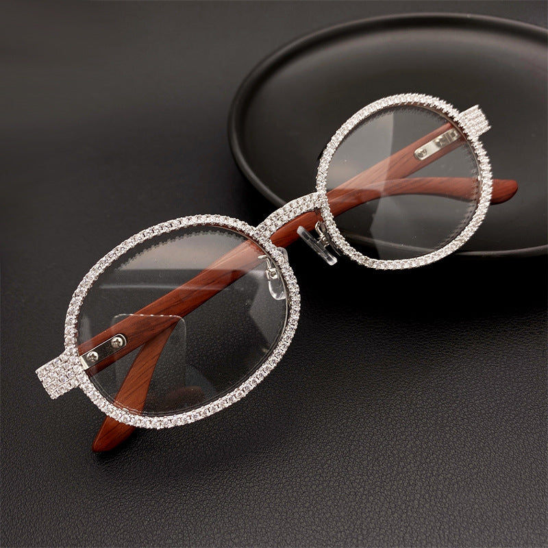 Iced Iconic Round Hip Hop Prescription Glasses